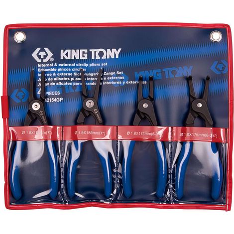 Trousse de 4 pinces Circlips à ressorts cachés