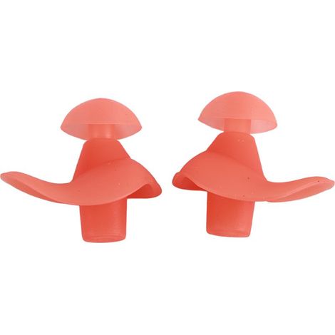 Bouchons D'Oreilles Étanches Pour La Natation, Silicone Souple, Protection Contre L'Eau Et La Poussière, Orange - (1/2)