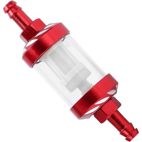 Kraftstofffilterelement aus Glas mit Gehäuse aus Aluminiumlegierung – Ersatzteil für Pkw, ATVs, SUVs, Motorräder und Pitbikes (1/5)