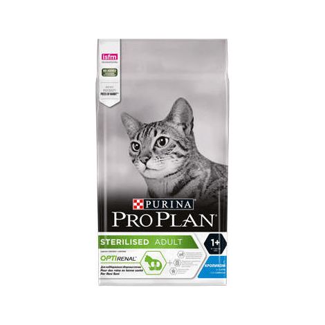 Purina Pro Plan Sterilised Renal Plus Rabbit - alimento para gatos esterilizados con problemas renales, 1,5 kg