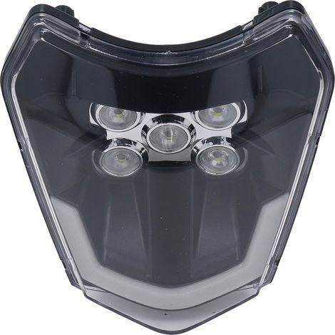 Phare LED Moto 5LED Lumière Forte Étanche Joint Étanche Résistant aux Chocs Remplacement Pour EXC SXF MX Dirt Bike (1/5)