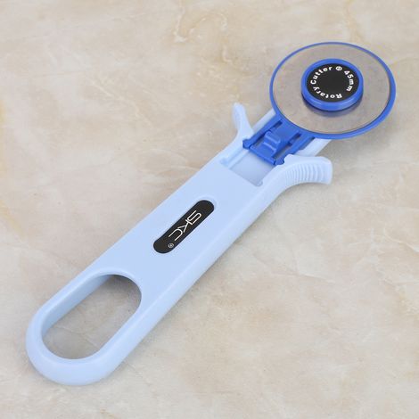 Outil de coupe rotatif pour le cuir, le tissu et le papier, 45 mm (1,8 po), idéal pour les travaux manuels. (1/5)