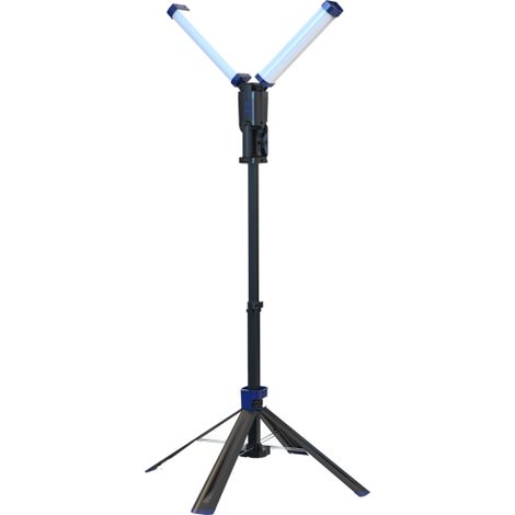Projecteur Led Double Trépied éclairage Puissant Et Stable Pour Chantiers - Hexakit