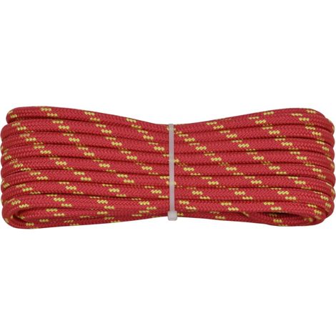 006006527 Treccia corit rossa, 10 mm - 10 mt, Corda intrecciata multiuso resistente ai raggi U.V. e all'abrasione, per attività all'aperto, giardino, mare, guinzagli e fai da te, rottura 1050 kg (1/3)