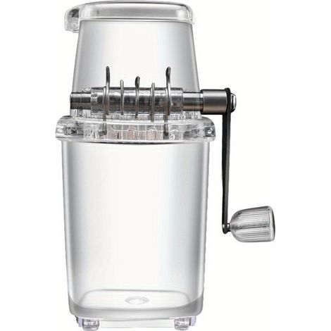 Broyeur à glace manuel 1 pièce pour la cuisine, idéal pour la préparation de milkshakes et smoothies à la maison. (1/5)