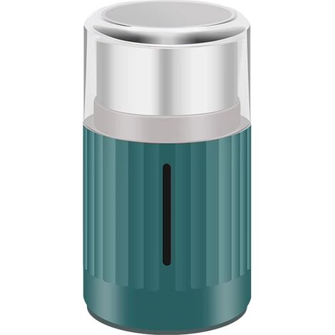 Moulin à café électrique en acier inoxydable, vert, pour grains de café, avec broyage pratique pour espresso, café filtre, à la maison, au bureau et en voyage.-AquaForge (1/5)