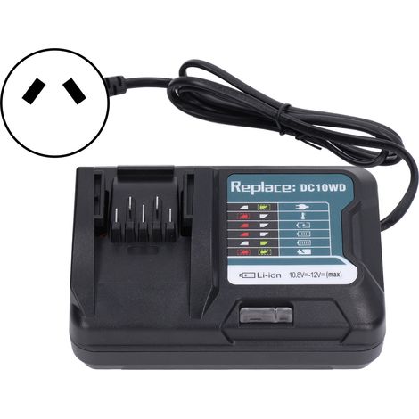 Chargeur batterie lithium 100-240V pour BL1015 BL1016 DC10WD DC10WC, tension d'entrée 10.8-12V DC. (1/5)