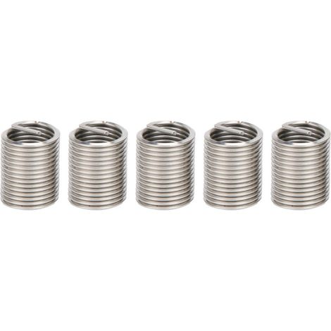 Lot de 5 inserts filetés mâles et femelles réducteurs pour écrous, outil de réparation, fixation en acier inoxydable M22x2,5x2D