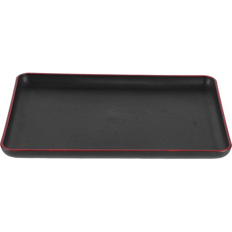 Plateau rectangulaire en plastique acrylique imitation bois pour restauration rapide, hôtel, restaurant, etc. - Modèle 692 (1/5)