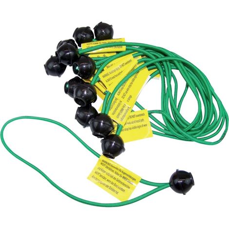 Kugel Gummibandspanner 12 Stück