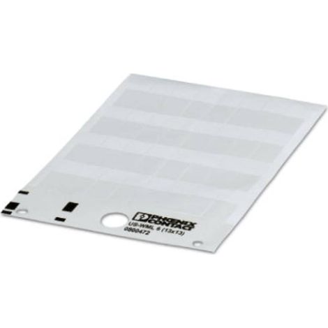 Phoenix Contact 0800473 US-WML 14 (25X19) Segnafili Tipo di montaggio: colla Superficie stampabile: 25 x 19 mm Bianco N