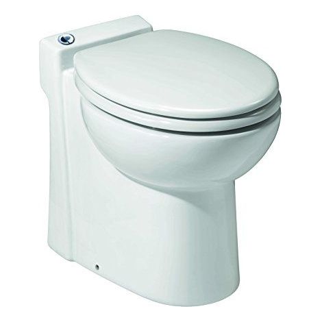 SFA – WC broyeur compact Sanicompact 54 – Broyeur intégré silencieux 51 dB – Chasse Eco+ 1,8L – Dimensions 50x37x46,5 cm – Origine France Garantie