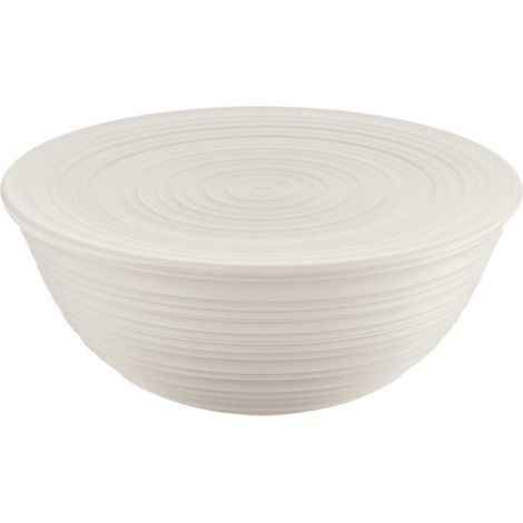 Récipient XL avec couvercle en plastique recyclé, Bol - Blanc lait, Ø 30xh13 cm 5000 ml - 175001156 (1/3)