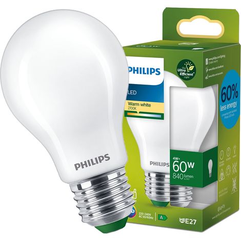 Philips LED GOCCIA VETRO Smerigliato 4W Blanc Chaud (1/5)
