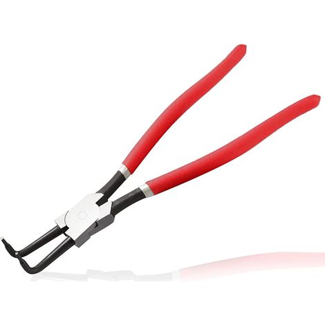 Pince à anneau de serrage interne de 33 cm avec pointe courbée – Pince à anneau de retenue robuste pour installer et enlever les circlips (1/4)
