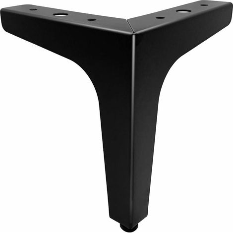 4 pièces 15cm Pieds de Meubles Noir, Lot de 4 Pied Table Basse, Pieds Canapé, Rehausseur Pied de Table Permettent de Se Lever ou Remplacer des Tables de Chevet, Canapé, Meubles TV, Fauteuil, -- Lefou (1/5)