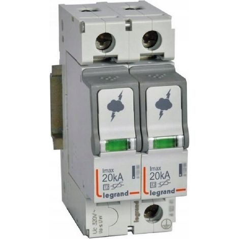 Parafoudre Legrand type t2 20 kA 1,2 kV 2 pôles