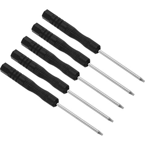 5 Pièces Tournevis Torx Miniature Longueur de 80mm Embout en Étoile (1/5)