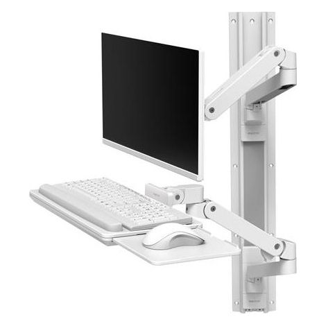 Ergotron LX Pro Series 45-696-290 soporte para monitor 86,4 cm (34") Pared Blanco