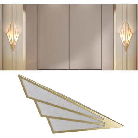 Applique murale en tissu style nordique moderne E14, lampe de chevet/couloir d'intérieur avec éclairage LED pour chambre à coucher (1/5)