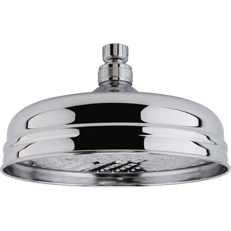 Hudson Reed Tec Apron Fixed Shower Head 200mm Diameter - Chrome (1/3)