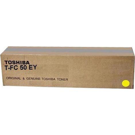 Toshiba Toner T-FC50EY Gelb - Originaltoner für e-Studio Drucker