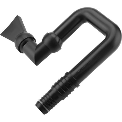 Sortie d'eau en forme de U pour aquarium, buse flexible et rotative noire pour aquarium. (1/5)