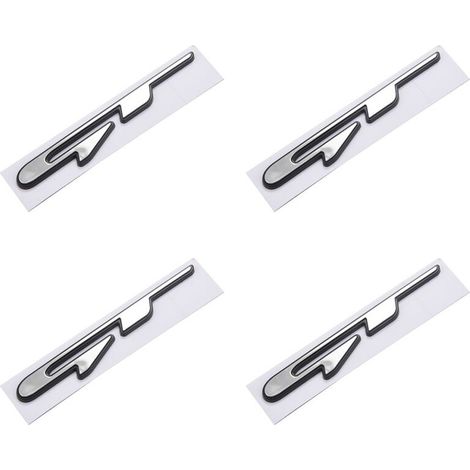Adecuado para 4 pegatinas con diseños 3D de coches, ideales para las puertas traseras.