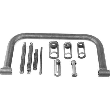 Kit de 10 pièces pour compresseur de ressort de soupape, outil de dépose et pose pour moteurs auto, fourgon et moto (1/5)