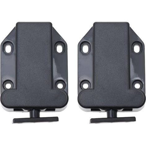 KICHOUSE 2 Loquets autobloquants pour portes de placards et (1/5)
