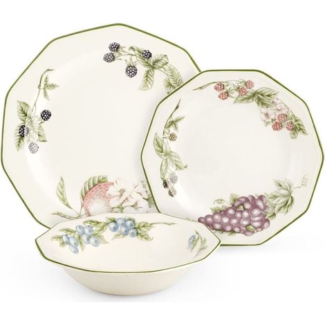 Servizio tavola Victorian Orchard Pengo da 18 pezzi (1/3)