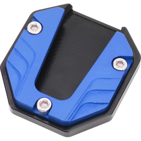 Plaque de support de béquille latérale de moto, accessoire de support de béquille haute résistance, bleue (1/5)