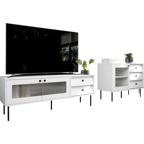 Conjunto de salón Feletri 108, Blanco