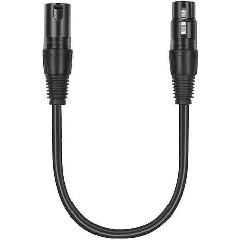 Câble audio et d'éclairage 3 broches mâle vers 5 broches femelle pour systèmes DMX512 (1/4)