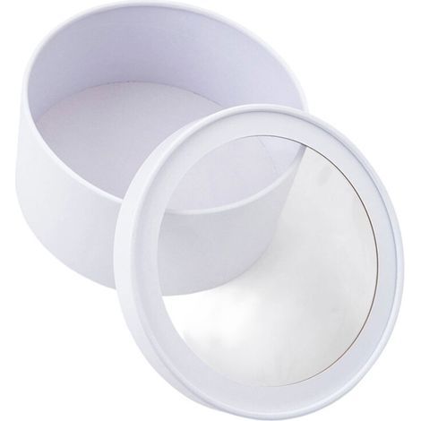 Récipient à fleurs en PVC de haute qualité avec structure-Blanc (1/2)