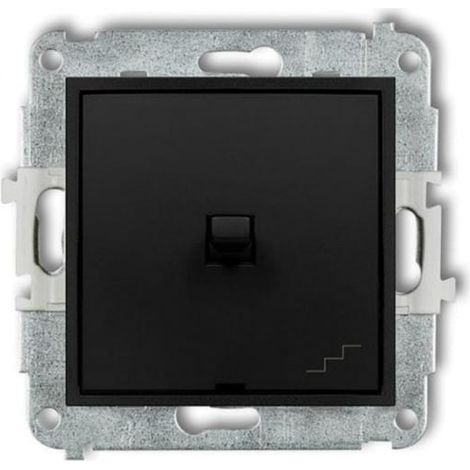 Mini interruttore per scale in stile americano, nero opaco 12MWPUS-3