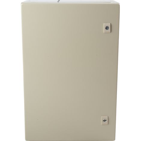 Coffret mural RS PRO en Acier RAL 7032 dim. ext. 600 x 400 x 210mm, IP66 ( Prix pour 1 ) (1/5)