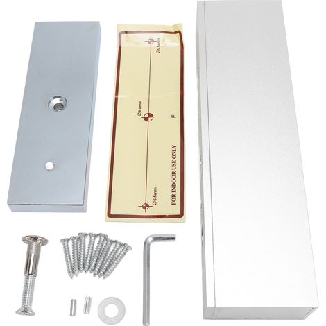 GARRYFIZH Serrure électromagnétique 500 kg (1200 lbs) de force de maintien, électroaimant 12 V, sécurité positive, mode NC, porte simple pour système de contrôle d'accès, montage en surface, 5 fils