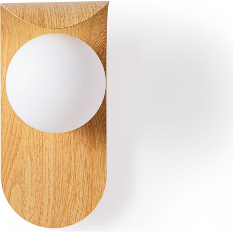 Applique "NARA" - Effetto legno - G9