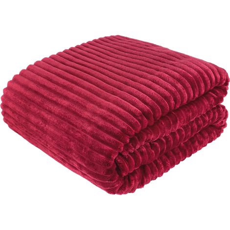 Coperta in pile Wave 170x210 magenta (1/4)