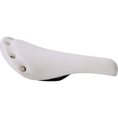 Selle de Vélo Route Confortable Antichoc et Imperméable - Accessoire Vélo Blanc (1/5)