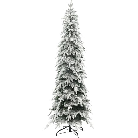7ft SnowCovered Unlit Artificial Christmas Tree (1/5)