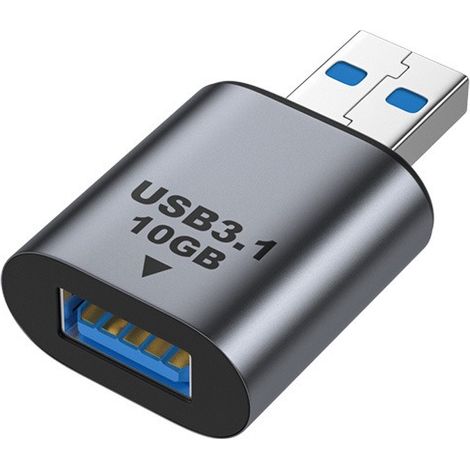 Adaptateur USB Femelle vers USB Mâle - Transfert de Données Haute Vitesse 10Gbps (1/4)