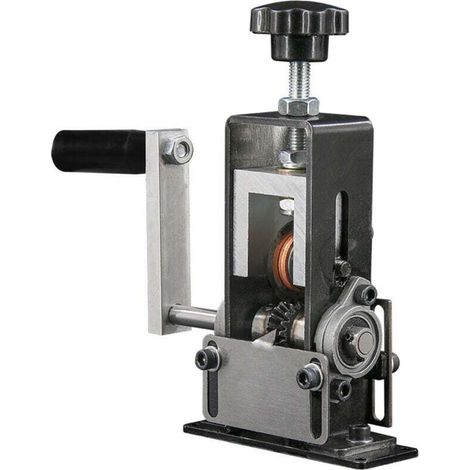 Dénudeur de fil domestique portable, cadre en fer, lames en acier rapide, outil de dénudage manuel, machine à éplucher les câbles de 1 à 20 mm avec support de manivelle, utilisation d'une perceuse éle (1/4)