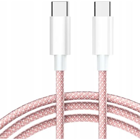 CO2-Ladekabel USB-C Schnellladekabel USB Typ C für iPhone 15 16 1M pink (1/5)