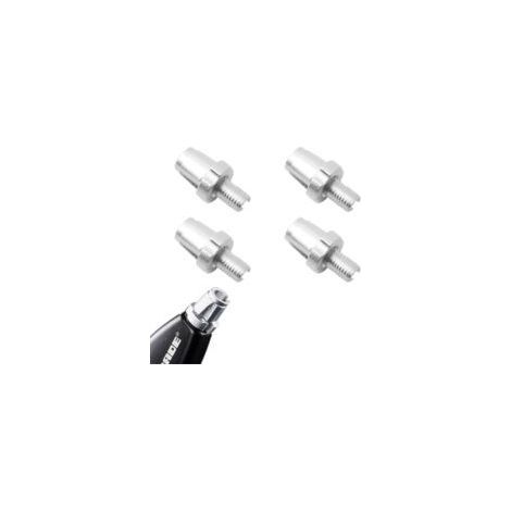 Écrou de réglage pour câble de frein de vélo Lntyq 4X Silver M7, vis de réglage de 7 mm, pour vélo de route, VTT et levier de frein de vélo léger, vis de réglage de levier de frein de vélo en alliage (1/2)