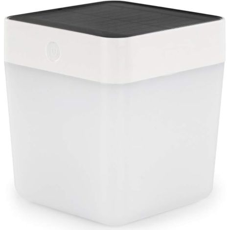 Lampada da tavolo esterna LED solare 3000K 100lm bianca Lutec (1/5)