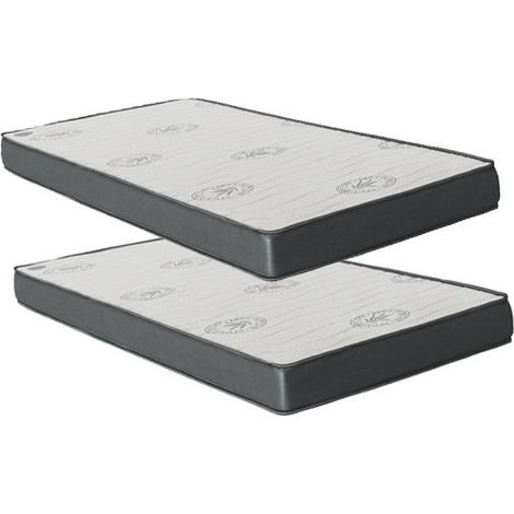 Materasso Set 2 viscoelastico castello 90x190x15/90x190x15