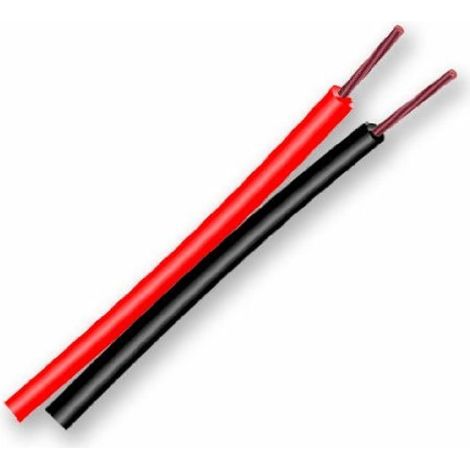 Cable de audio hifi 03vh-h electraline 2x0,75mm2 10m rojo negro - 10836