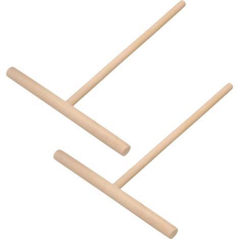 bâtonnets en bois pour étaler la pâte à crêpes, outil de cuisine DIY (1/5)